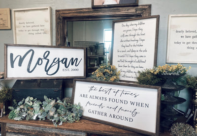 Living Room Signs