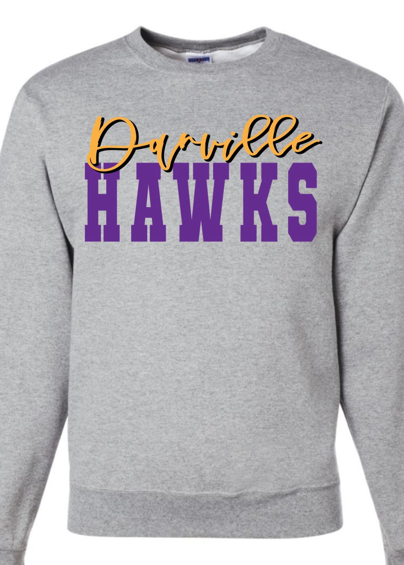 Danville Hawks Two Line Sweatshirt