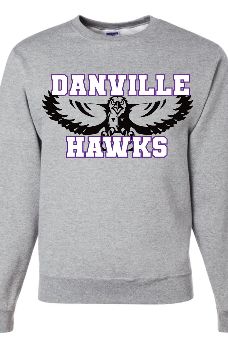 Danville Hawks Gray Sweatshirt