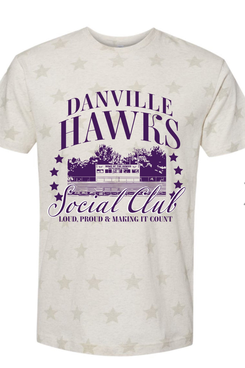 Danville Hawks Social Club Tee