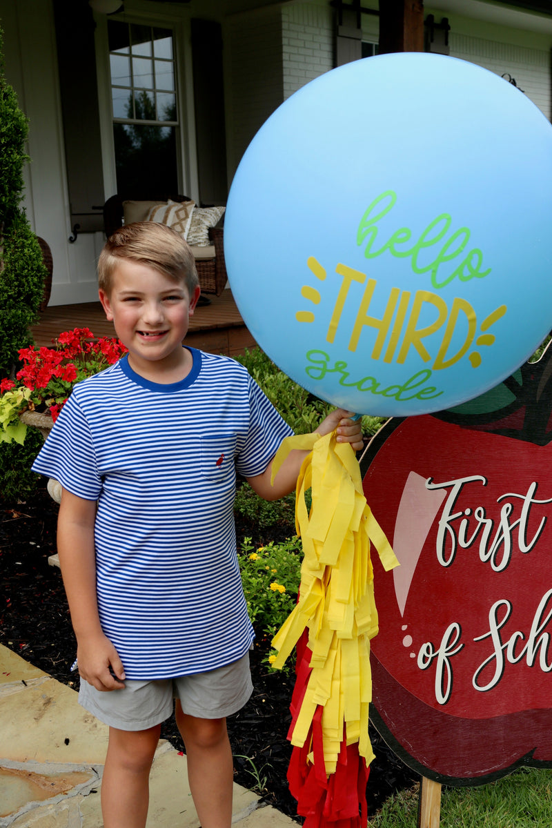 THREE for $90 Deal- Jumbo Balloons with Personalization and Tassels