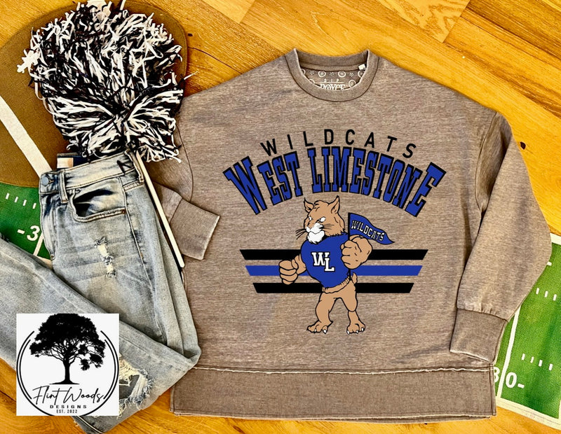West Limestone Wildcats Mascot Sweatshirt