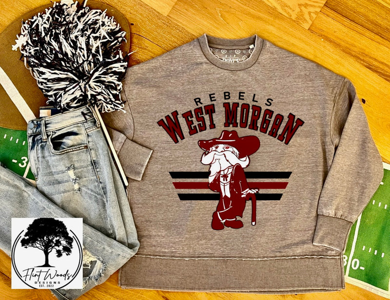 West Morgan Rebels Mascot Sweatshirt