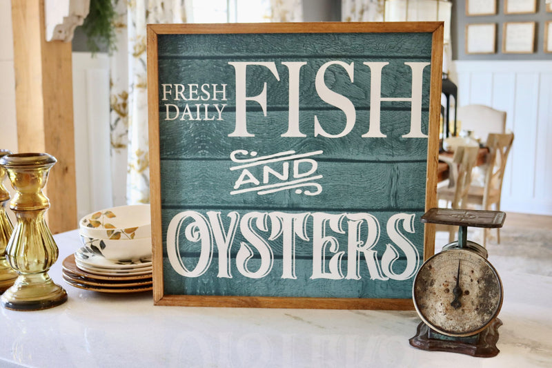 Fresh Fish and Oysters