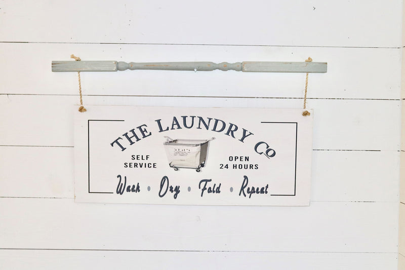 Laundry Spindle Sign