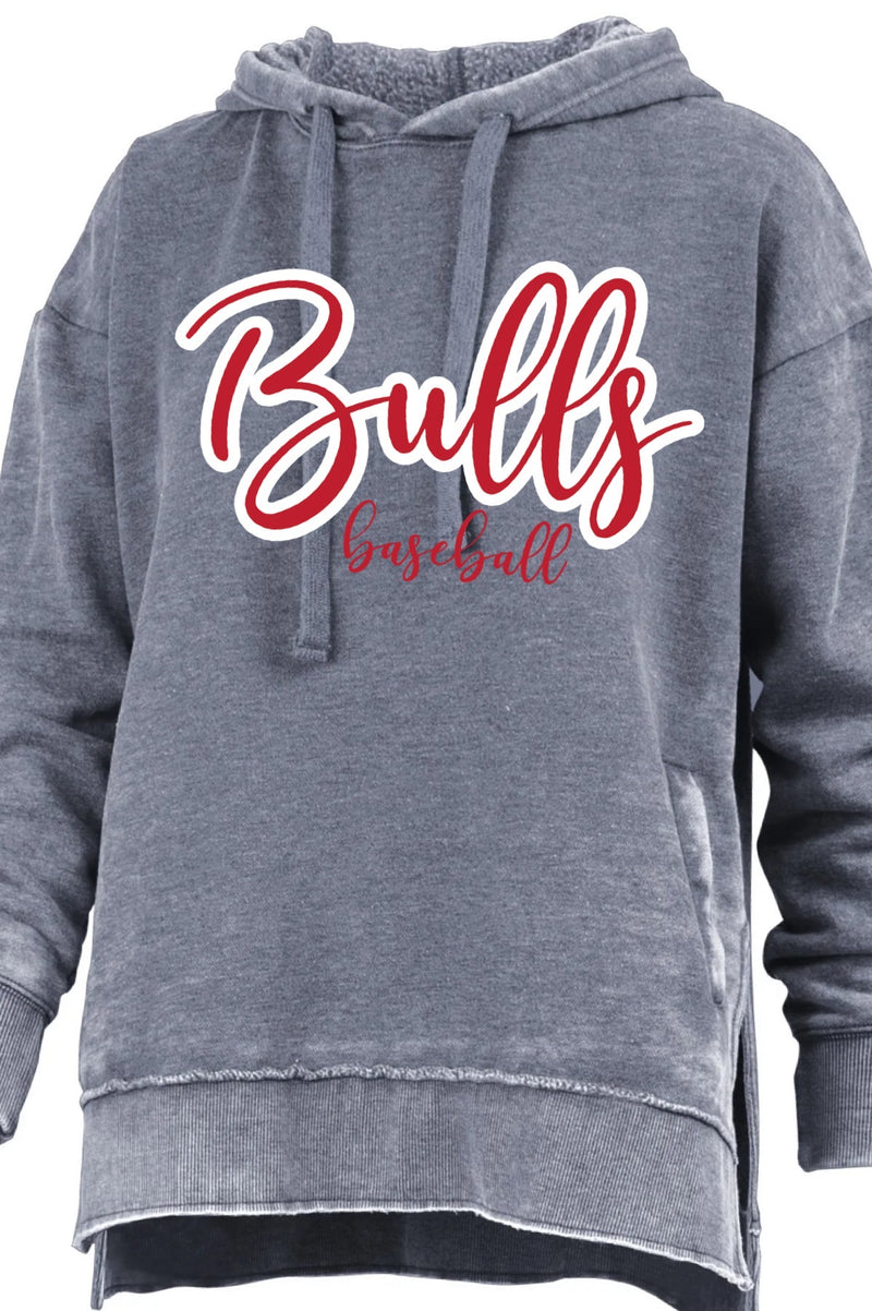 Bulls Marni Navy Hoodie Womens with Script Logo